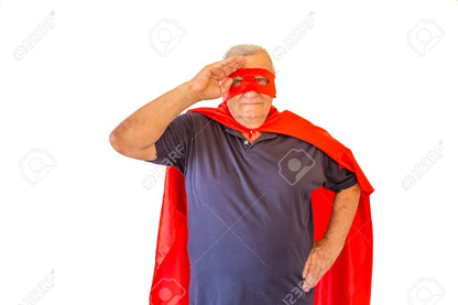 Red Cape With Flying Abilities!
